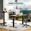 Smug Standing Desk, Adjustable Height Electric Sit Stand Up Down Rust Brown - Brand New