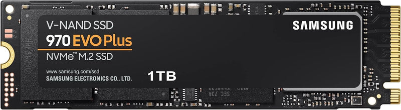 SAMSUNG 970 EVO PLUS SSD 1TB NVME M.2 INTERNAL SSD, V-NAND, MZ-V7S1T0B/AM-BLACK - Brand New