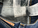 LEVI 501 DENIM SHORTS - SIZE: WOMEN 27 - DARK BLUE - Like New