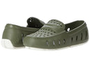 FLO & ASON FLOAFERS UNISEX-CHILD PRODIGY BOAT SHOE SIZE C12 - CYPRESS/WHITE - Brand New