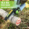 WORKPRO MINI CHAINSAW, 6.3" CORDLESS ELECTRIC 12V W125077AE - GRAY/GREEN - Like New
