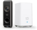 eufy Security Doorbell Dual Camera T8213 Battery-Powered with HomeBase T8010X Like New