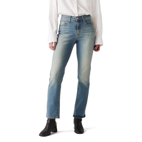 LEVI'S WOMENS MID RISE CLASSIC STRAIGHT JEAN - SIZE: WOMEN 18 M - CAVE WALL - Brand New