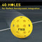 FEEL MY RHYTHM X40 OUTDOOR PICKLEBALL BALLS, 12-COUNT - YELLOW - Like New