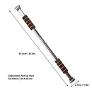 Fitness Workout Chin Up Upper Body Workout with Comfort Grips Punch - Silver - Brand New