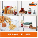 EZPEAKS Chrome 4-Shelf Shelving Unit with Shelf Liners Set 30W x 14D x 47H - Brand New