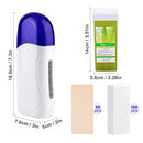 DR.PEDI ROLL ON WAX KIT FOR HAIR REMOVAL WAXING ROLLER - ALOE - Brand New