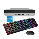 HP PRODESK 600 G3 MINI DESKTOP PC, I5-6500T 3.1GHZ, 16GB RAM, 256GB SSD - BLACK - Like New