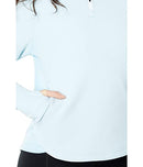 229350-459 SPYDER WOMEN'S ASPIRE HOODY L FROST WHITE MELANGE - Brand New
