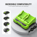 GREENWORKS 24V DUAL PORT BATTERY 017817 CAG817 - GREEN/BLACK - Like New