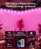 MULIVID 150FT PERMANENT OUTDOOR LIGHTS SMART RGB REMOTE APP CONTROL. - Like New