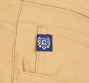CHAPS MEN'S PERFORMANCE 5 POCKET PANTS - SIZE: MEN 34X32 - KHAKI - Brand New