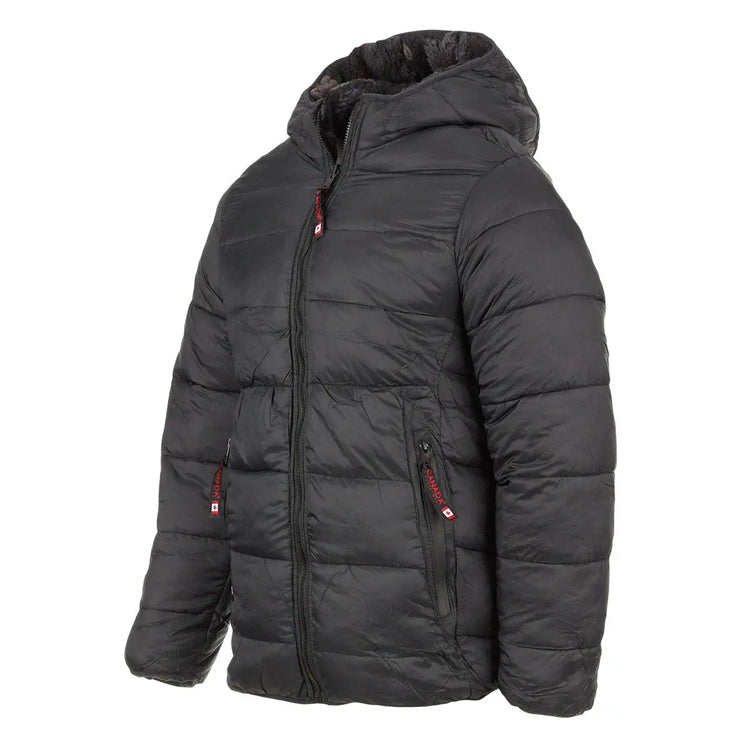 CANADA WEATHER GEAR MEN'S REVERSIBLE SHERPA JACKET - 2XL - - Scratch & Dent