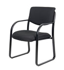 Boss Office Products Fabric Guest Chair Black (B9521-BK) - Brand New