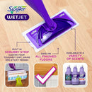 SWIFFER WETJET HARDWOOD FLOOR SPRAY MOP CLEANER STARTER KIT - PURPLE - Brand New