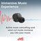JVC NEW TRUE WIRELESS HEADPHONES ACTIVE NOISE CANCELLING LOW-LATENCY - WHITE - Like New