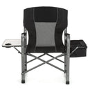 ARROWHEAD OUTDOOR FOLDING DIRECTOR’S CHAIR - BLACK - Like New