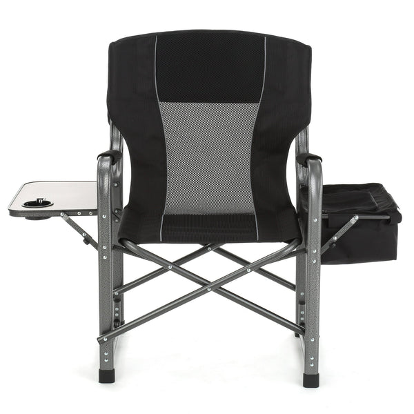 ARROWHEAD OUTDOOR FOLDING DIRECTOR’S CHAIR - BLACK - Like New