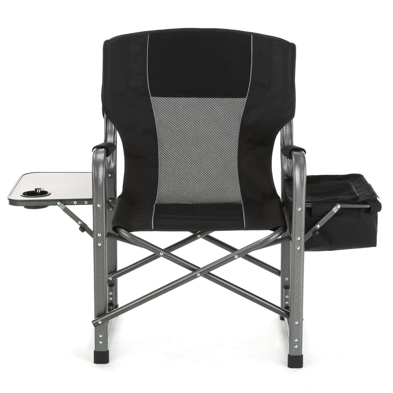 ARROWHEAD OUTDOOR FOLDING DIRECTOR’S CHAIR - BLACK - Like New