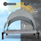 HEEYOO ELEVATED DOG BED WITH CANOPY OUTDOOR DOG COT TENT SIZE 42"L30"W8.4"H GRAY - Like New