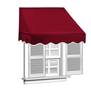 ALEKO 6x2 Window Awning Door Canopy 6-Foot Decorator - Burgundy - Brand New