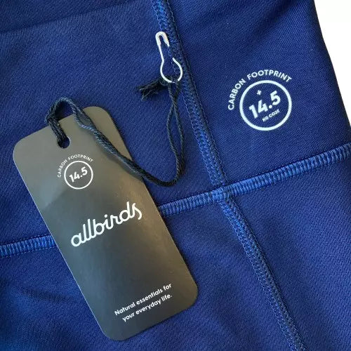 ALLBIRDS NATURAL LEGGING WOMEN'S MERINO WOOL BLEND - SIZE: WOMEN M - TRUE NAVY - Like New