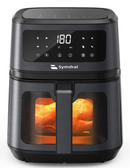 Symdral 8 in 1 5.3 Quart Compact Air Fryers Black SY-AF003 - Like New