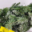 HOME REFLECTIONS 9' FLOCKED FAIRY LIGHT COLOR FLIP GARLAND USB CHARGING - GREEN - Like New