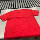 BLUE ICE PLAIN SHORT SLEEVES T-SHIRT - SIZE: MEN 2XL - RED - Brand New