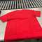 BLUE ICE PLAIN SHORT SLEEVES T-SHIRT - SIZE: MEN 2XL - RED - Brand New