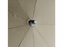 ASTELLA 7.5-FOOT ALUMINUM MARKET PATIO UMBRELLA FIBERGLASS RIBS MANUAL - TAN - Like New