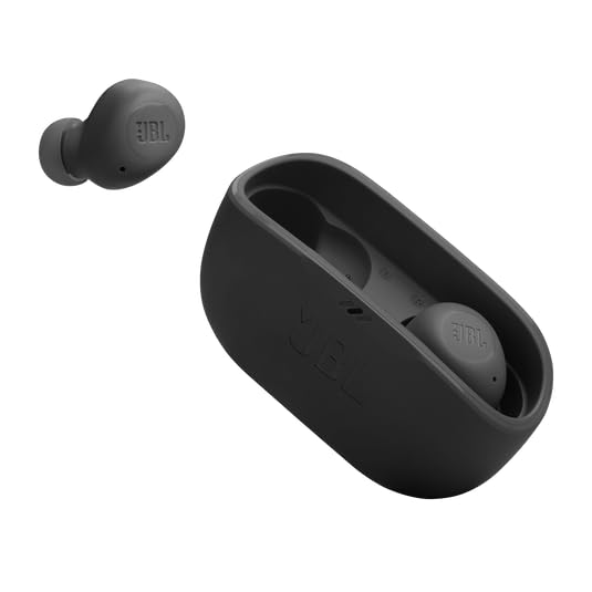 JBL VIBE BUDS 2 TRUE WIRELESS NOISE CANCELLING EARBUDS VIBEBUDS2AM - BLACK - Like New