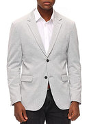 PJ PAUL JONES MEN'S CASUAL KNIT SPORT COAT, SIZE: MEN XL , LIGHT GREY - Brand New