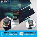 BLUEFIN FITNESS ROWER MACHINE BLADE HOME GYM FOLDABLE MAGNETIC - BLACK & GREY - Like New