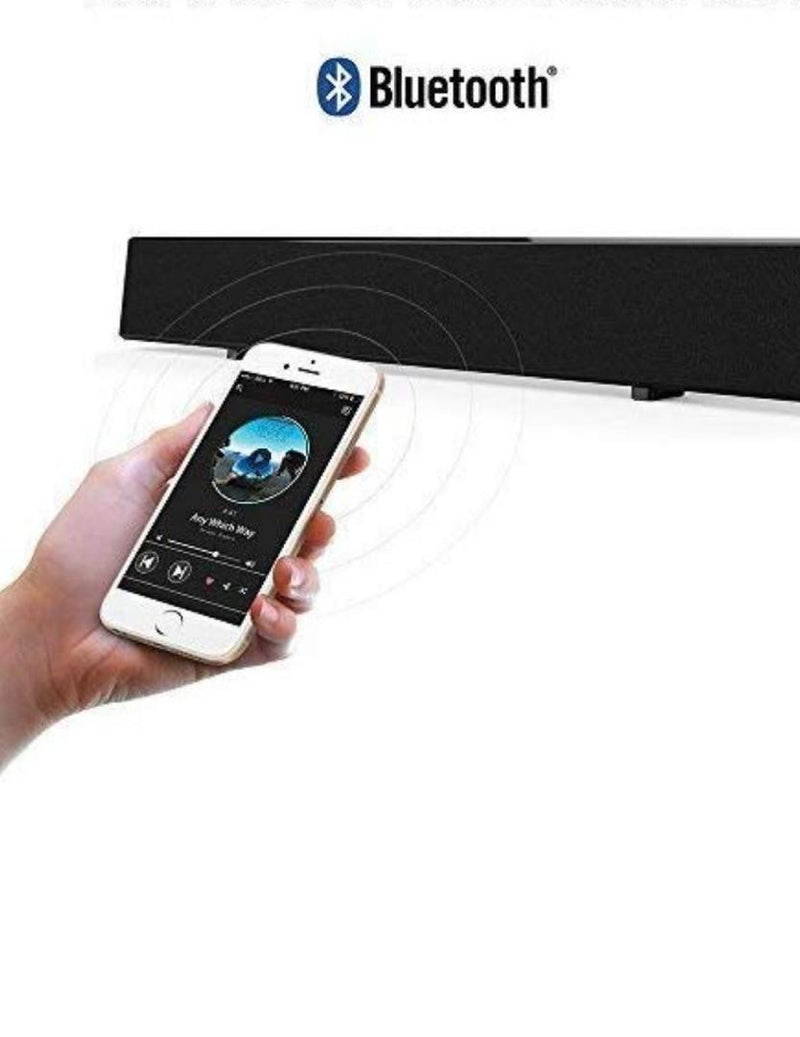 MEIDONG 2.0 Bluetooth Mighty Rock Mounting Speaker Soundbar KY-2018 - BLACK Like New