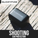 GLORYFIRE SHOOTING EAR PROTECTION EAR PLUGS 26DB NOISE REDUCTION - COOL BLACK - Like New