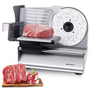 AKG Electric Food Slicer, Precision 7.5” ceramic Stainless Steel B08L8SCHZD - Brand New