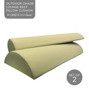 OneDesign Home Leg Rest Chaise Lounge Cushions 2 Pack B0CWVWVFXX - Perfect Patio - Like New