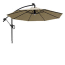 EAST OAK Patio Umbrella 10 ft Outdoor Offset Umbrella 8 Ribs - Scratch & Dent