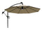 EAST OAK Patio Umbrella 10 ft Outdoor Offset Umbrella 8 Ribs - Scratch & Dent