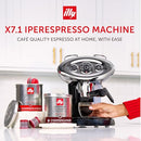 ILLY X7.1 ESPRESSO SINGLE-SERVE MACHINE BARISTA QUALITY ESPRESSO MACHINE BLACK - Like New