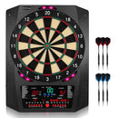 COOCOZ ELECTRONIC DARTBOARD ELECTRIC SOFT TIP DART BOARDS HECKLER LIGHTS - Like New