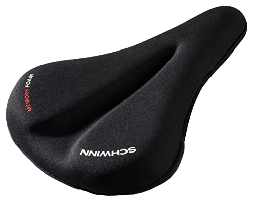 SCHWINN COMFORT BIKE SPORT SEAT COVER SPORT MEMORY FOAM PADDING - BLACK - Like New
