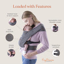 ERGOBABY EMBRACE BABY CARRIER Newborn to Toddler - Cozy Essentials Cream - Brand New