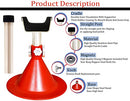 AAProTools Standard Size Farrier Stand Equine Trimming Shoeing w/Free Hoof Knife - Like New