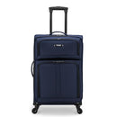 U.S. TRAVELER ANZIO EXPANDABLE SPINNER LUGGAGE, CHECKED-MEDIUM 26-INCH - NAVY - Like New