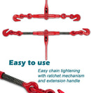 Towmavin 4-Pack Ratchet Chain Binder 5/16 Inch x 3/8 Inch - Scratch & Dent