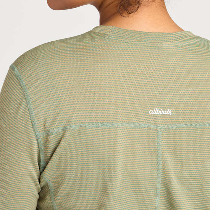 ALLBIRDS WOMEN'S NATURAL RUN LONG SLEEVE - SIZE: WOMEN XS - HAZY CARGO - Brand New