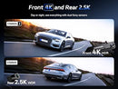 Pelsee P12 Pro Max 4K+2.5K Mirror Dash Cam Front Starvis 2 IMX678 Rear IMX335 - Like New