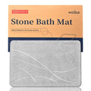 Wicolo Stone Bath Mat, Diatomaceous Earth Shower Mat Non Slip Instantly Water Like New